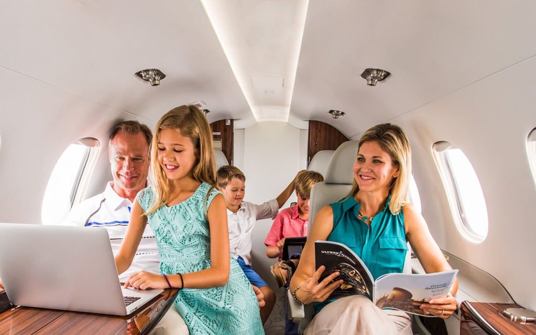 Why private jets are great for families
